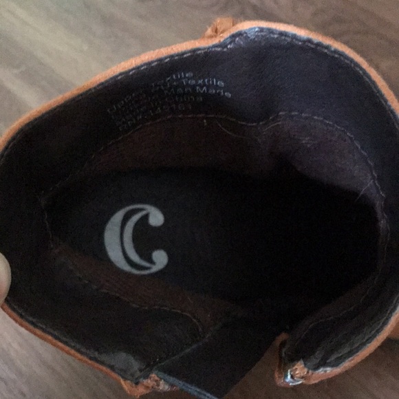 Camel Brown Tassel Heeled Bootie - Picture 6 of 7